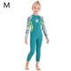 thumbnail image 2 of Soidarity Traje de buceo para niños con de buceo, traje de buceo portátil para mantener el calor, a prueba de sol, protección Flexible, Deportes acuáticos Verde METRO, 2 of 6