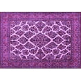 thumbnail image 1 of Ahgly Company Indoor Rectangle Persian Purple Traditional Area Rugs, 6' x 9', 1 of 4