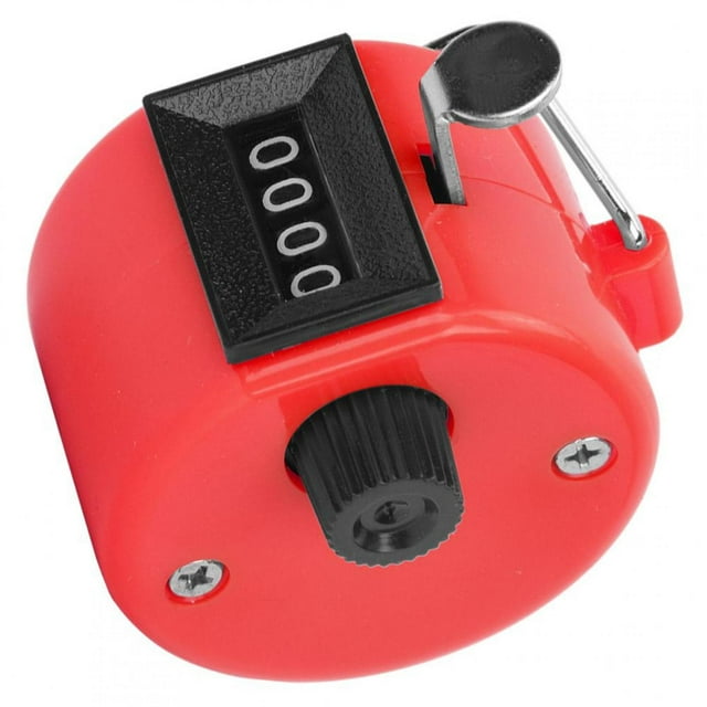 Gupbes Handheld Counter, Counter, Mechanical With Hook Durable Stable Conference Attendance For Data Statistics Traffic Flowing Industry