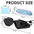thumbnail image 2 of FYJUCPA Protective Goggles for Tanning, Sun Tanning Bed Goggles Protective Eyewear for Eye Protection, for Red Light Home Beauty and Sunbathing Use, Include Case and Cloth, 2 of 11