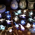 thumbnail image 3 of Nautical Solar Lights for Outside Sea Fish Outdoor Garden Decor Marine Fairy Garden Lights Waterproof Whale Shark Mola Manta Ocean Solar Outdoor Decorative String Lights 14ft 40LED Patio Yard Decor, 3 of 13