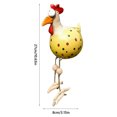 thumbnail image 2 of Decoración de jardín Cerámica Pollo Hilde Decoración Animal Figura Adorno para el hogar Artesanía decorativa, 2 of 8