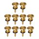 thumbnail image 1 of 10 botones para correa de guitarra (pasadores finales para guitarras clásicas, eléctricas y bajos) Dorado, 1 of 9