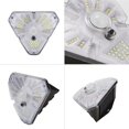 thumbnail image 4 of Matsuzay 62 LED Lámpara de pared solar IP65 Impermeable Cuerpo humano Inducción Luz de pared Sensor de movimiento al aire libre Luz solar con tres modos Iluminación y accesorios Matsuzay HA012744-00, 4 of 6