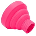 thumbnail image 2 of Difusor de silicona universal plegable resistente al calor para secador de pelo, ideal para peinar cabello rizado y para viajes. Color rosa., 2 of 5