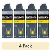 (4 pack) Lotrimin AF Jock Itch Antifungal Spray, Powder Spray, 4.6 oz