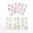 thumbnail image 6 of 45 Pcs Unicorn Themed Party Favors for Kids Girls Age 4-8-12,Unicorn Headband Slap Bracelet Stamp Tattoo Gifts Color Random, 6 of 9