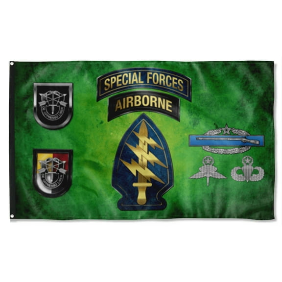 Cayyon Custom Sf Group Flag 3x5Feet Military Banner with 2 Brass Grommets