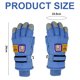 thumbnail image 2 of Guantes para niños, guantes de esquí de nieve impermeables de invierno para niñas, guantes de snowboard cálidos para exteriores de invierno para niños 898, 2 of 5