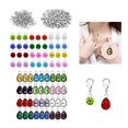 thumbnail image 3 of 72 Pieces Crystal Birthstone Charms Pendants Oval Charms Mixed Color Gift for Sunnimix Encantos de piedra de nacimiento, 3 of 8