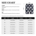 thumbnail image 3 of Kdxio Swan And Flowers1 Print Mens Sleep Shorts Bottoms Soft Comfy Pajama Wear Pants with Drawstring Pockets, 3 of 5