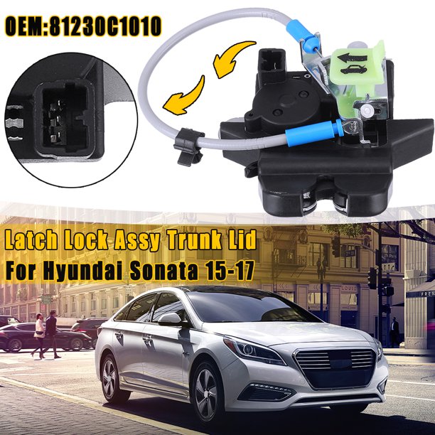 Latch Lock Assy Trunk Lid For Hyundai Sonata 20152017 OEM 81230C1010