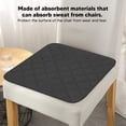 thumbnail image 4 of Padding Cushion, Pet Mat Black 39x39cm Slip Proof Chair Sitting Cushion  For Home, 4 of 8