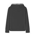 thumbnail image 5 of QASIEATN Hoodies for Graceful Women Fashion, Hoodies Solid Color Casual Fall Hooded Pullover Hoodie Basic Sweatshirts Womans Fashion Blouse Clothes, Womens Fall Tops, 5 of 5