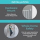thumbnail image 5 of Toddleroo by North States Baby Gate for Stairs and Doorways: Essential Stairway & Walkway Gate, Fits Openings 24.5-40.25 Wide. Safety Latch, Hardware Mount. (30 Tall, White), 5 of 5