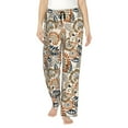 thumbnail image 2 of Kdxio Women's Comfy Stretch Floral PaisleyPrint Drawstring Pajama Pants-Small, 2 of 9