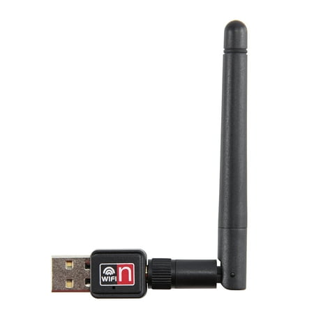 Mini USB 150M 150Mbps Wireless LAN Adapter 802.11b/n/g WiFi w/ 2dBi Antenna Portable Home Office Wireless Network