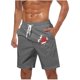 thumbnail image 1 of Pantalones Cortos Casuales para Hombre Imprimir con Bolsillos Pantalones de Playa de Cintura Elástica, Pantalones Cortos de Cintura Elástica para Hombre, 1 of 8