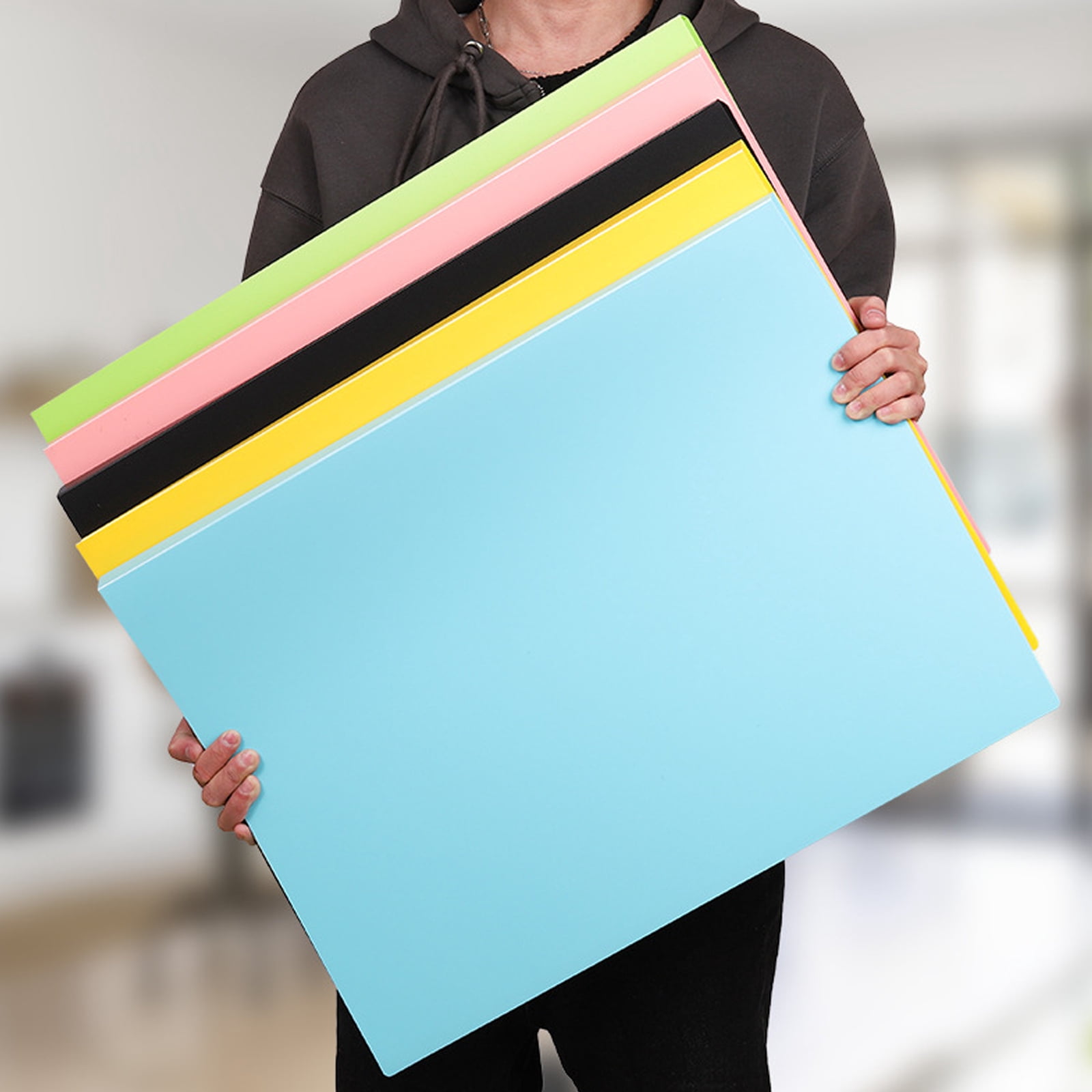A 2 A 3 A 4 4K Display Folders Presentation Folder with Plastic Sleeves Document Display Book for Drawing Report