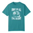thumbnail image 4 of TSADFHJI Chandails en Molleton pour Femmes avec Slogans Mode Décontractée Col Rond T-Shirts Été Manches Courtes T-Shirts Amples L Vert, 4 of 4