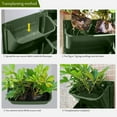 thumbnail image 2 of Vertical Wall Mounted Planter Pot - Ideal Hanging Flowerpot for Outdoor Gardening Patio and Yard with Hole for Optimal Health, 2 of 9