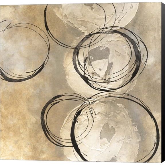 Great Art Now Circle in a Square II by Chris Paschke Canvas Wall Art
