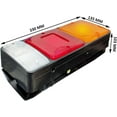 thumbnail image 3 of APSMOTIV 2 Pieces Tail Lamp Rear Combination Tail Lights Assembly Brake Lights ar Lamp with 12v Bulbs Suitable for Mitsubishi Canter Fusu Truck, 3 of 5