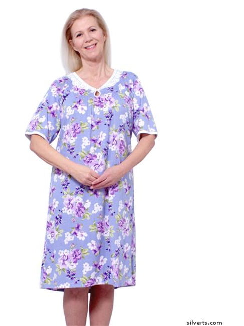 Open Back Nightgown Womens Adaptive Hospital Gowns