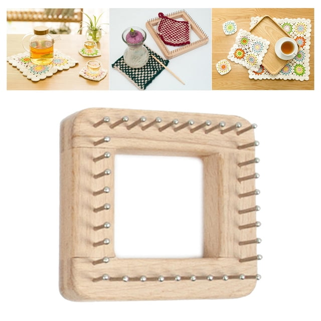 Telar de Tejer de Madera 10x10cm perfecl