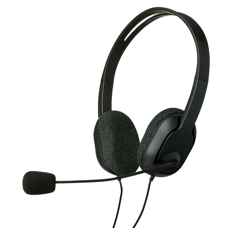 onn 3.5mm Stereo Headset with Microphone photo 1