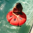 thumbnail image 4 of Big Joe Fruit Slice Small No Inflation Needed Pool Float, Watermelon Mesh, Quick Draining Fabric, 4 feet Big, 4 of 6