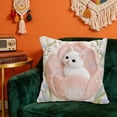 thumbnail image 6 of TanSiDing Cute Animal Pillow Cover Fluffy Plush Sofa Cushion Cover Decorative Throw Pillow Case for Home Decor Living Room Bedroom Cozy Gift 17.72in, 6 of 6