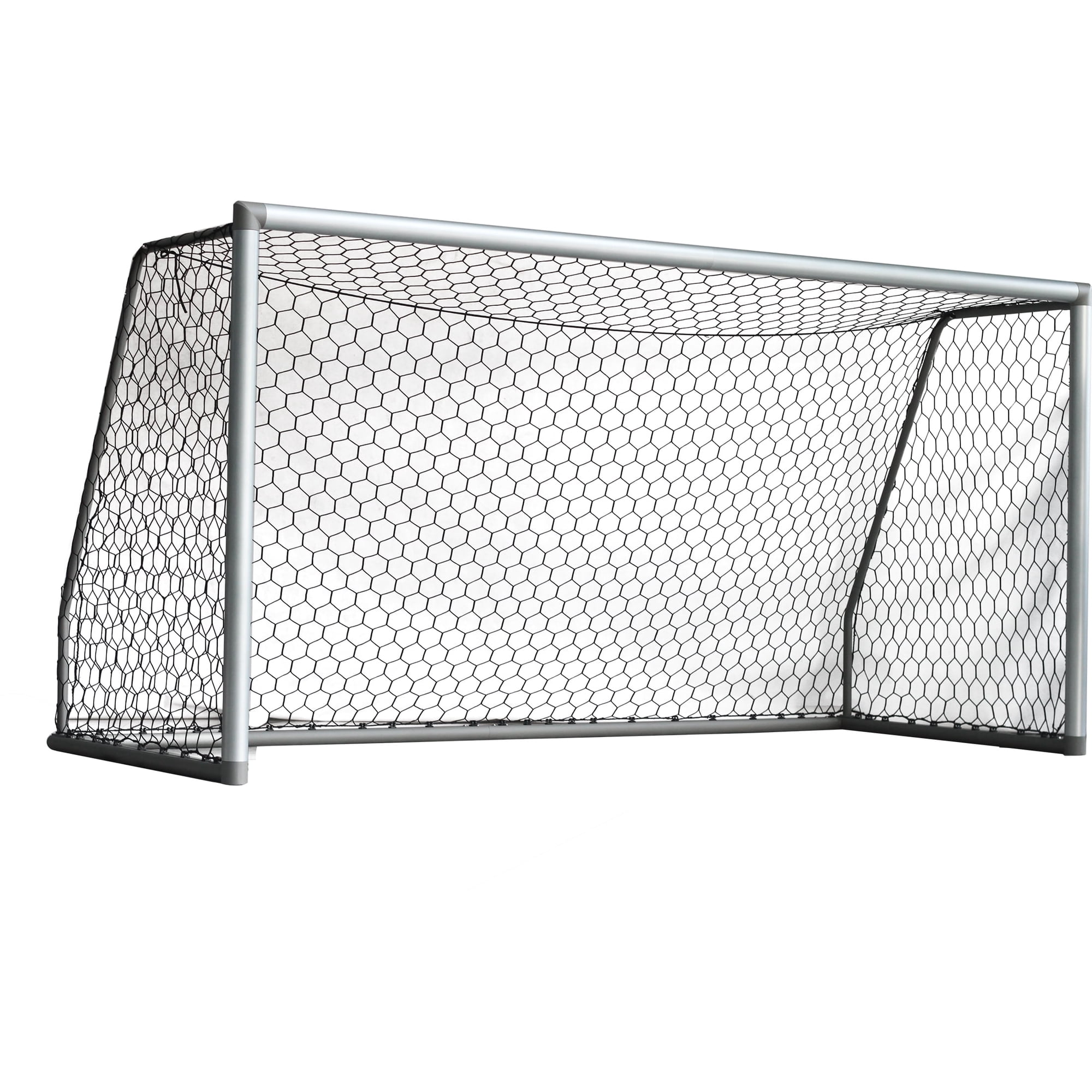 Vallerta 24 x 8 FT Heavy Duty Aluminum Frame Soccer Goal with Premium Net, All Season, Rust Proof