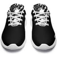 thumbnail image 2 of Coolcustomize Skull Running Shoes for Women Men Mesh Breathable Comfort Walking Sneaker Sports Athletic Halloween Shoes, 2 of 6