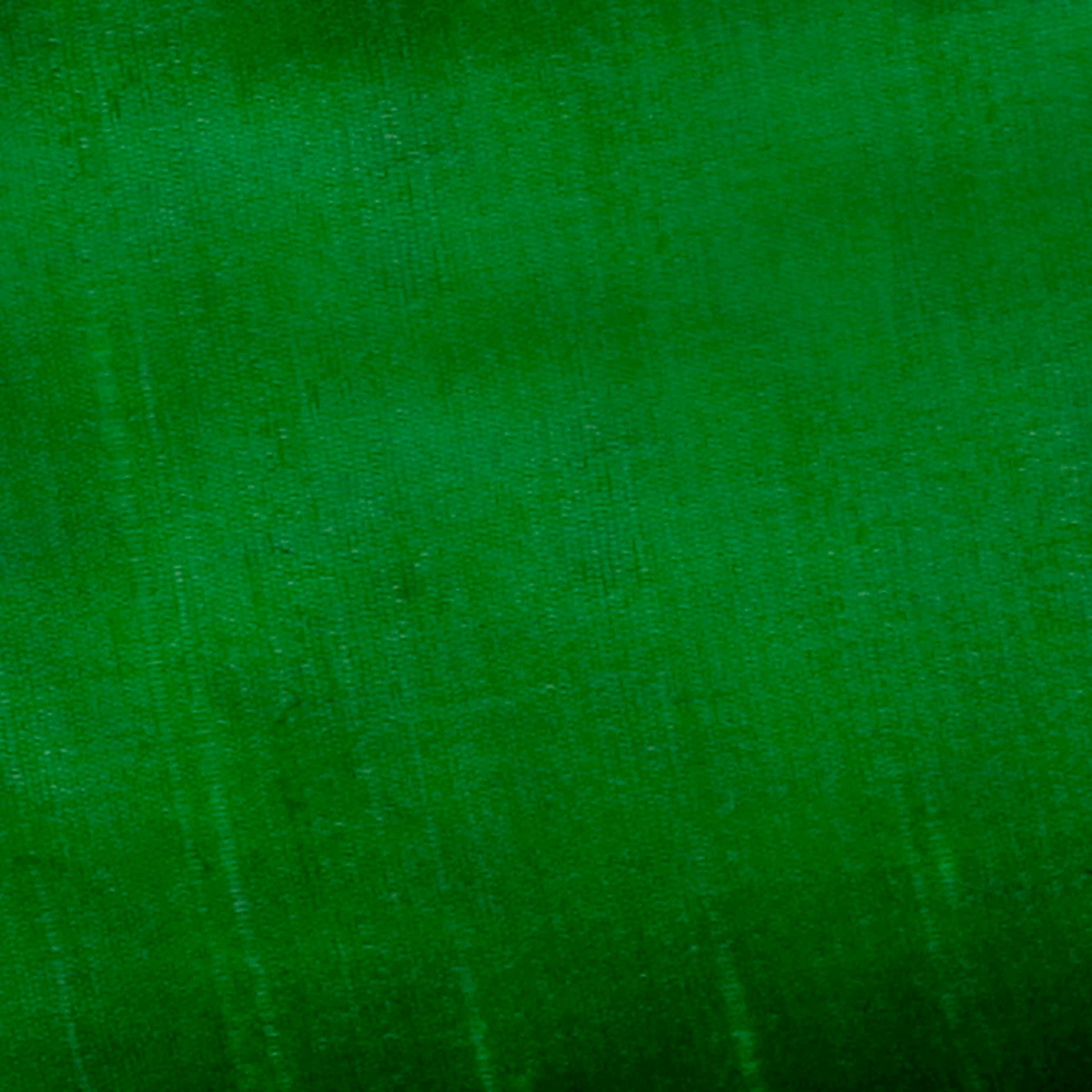 Fabric Mart Direct Forest Green Silk Dupioni Fabric By The Yard, 41 inches or 104 cm width, 15 Continuous Yards Green Silk Fabric, Slubbed Silk Dupioni, Bridal Dress Wholesale Silk Dupioni Fabric