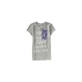 thumbnail image 1 of Camiseta gráfica Aeropostale Girls Glitter NYC, gris, M (10), 1 of 1