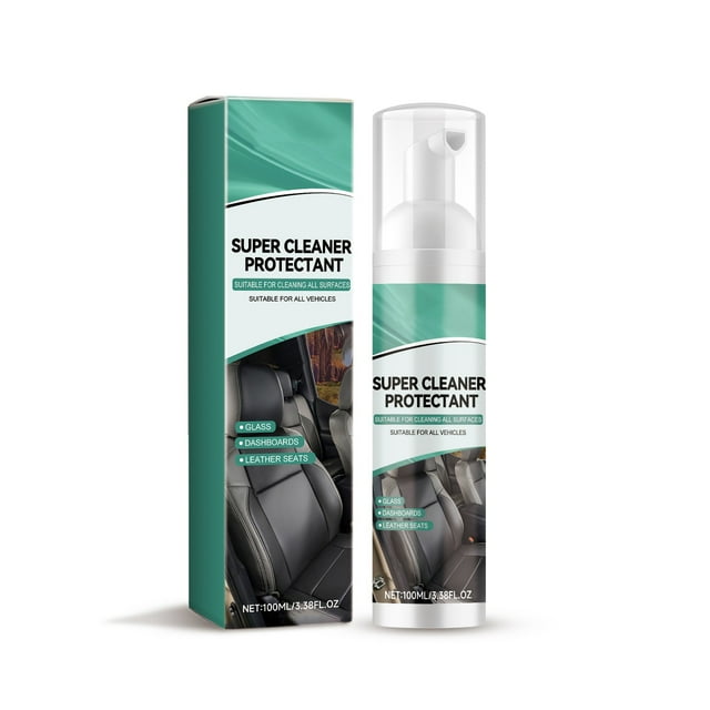 Effectively Clean Ups Stubborn Stains Suitable For Leather Fabric Seats Making Every Place Look Brand New 100Ml Multi-Functional Car Seat Cleaner