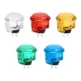 thumbnail image 5 of Interruptor de botón de juego momentáneo de 30mm para agujeros de montaje redondos para videojuegos de arcade 5 colores, 5 piezas, 5 of 5