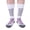 Pink and white, variant on Wool Ski Socks for Women Men Thermal Winter Warm Thick Knee High Socks for Skiing Snowboarding Sports Socks