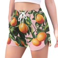 thumbnail image 2 of FORMRS Womens Swim Shorts Mesh Liner Quick Dry Casual Beach Board Bottom with Pockets, Sizes S-2XL, Vibrant Oranges, 2 of 9