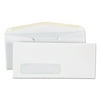 Universal UNV35211 4.13 in. x 9.5 in. #10 Commercial Flap Open-Side Gummed Business Envelope - White (500/Box)