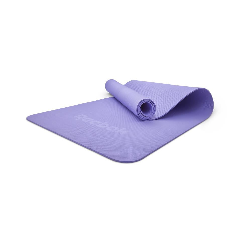 Reebok Yoga Mat, 5 mm Thickness, EVA and TPE, Purple