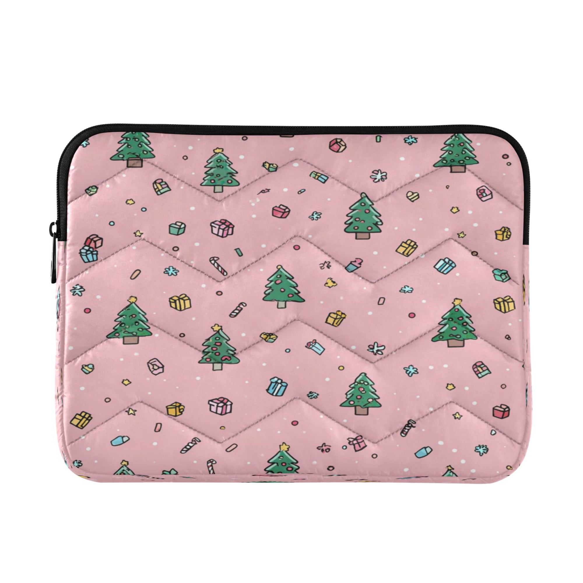 Laptop Bag Inner Case 13.4x10.2In Laptop Case Is Suitable For 13-14In Laptop For Work Travel Outdoors Christmas Tree Green