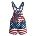thumbnail image 7 of Tisuna Boys And Girls July 4Th Overalls Kids Star Striped Print Sleeveless Romper Stylish Fit American Celebrate 250 Years Birthday Patriotic Jumpsuit Navy Size 4-5 Years, 7 of 7