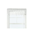 thumbnail image 2 of Melody Jacquard Lace Window Curtain Valance 56" x 15" in White, 2 of 4