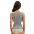 thumbnail image 2 of Unique Bargains Women's Wide Strap Camisoles with Built-In Padded Bras M Grey, 2 of 6