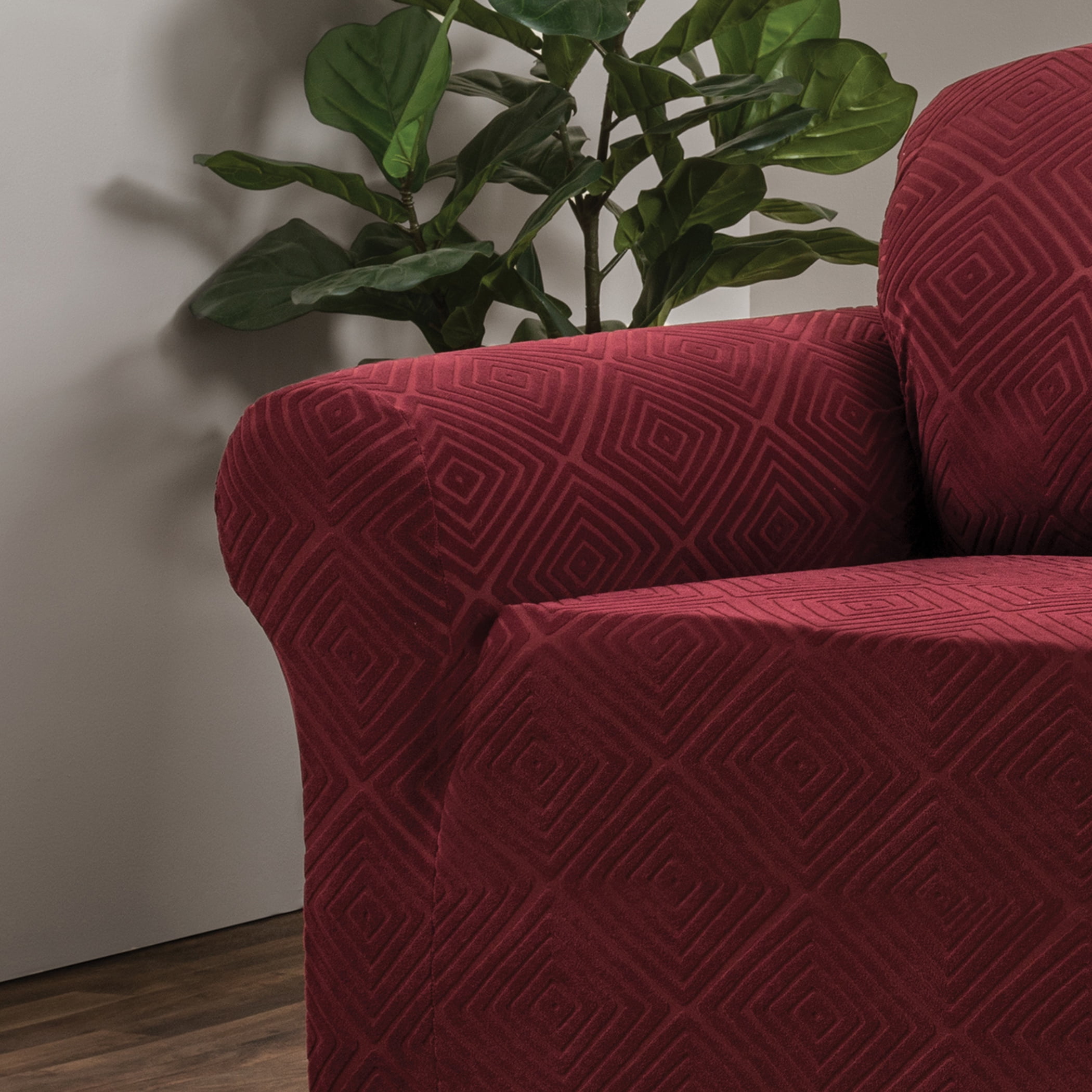 Stretch Sensations Shapely Diamond Sofa Slipcover