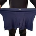 thumbnail image 1 of 5PCS Set Men Boxers Plus Size Full Cotton Boxer Underwear 1pcs blue 7XL 155-170kg, 1 of 6