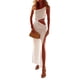 thumbnail image 1 of Vestido largo ajustado sin mangas con tirantes finos y abertura hasta el muslo para mujer, vestido de verano para fiesta y club, 1 of 6