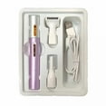 thumbnail image 2 of FACEGA Nose Hair Trimmer for Women,4-in-1 Painless Multifunctional Hair Device,Purple, 2 of 7